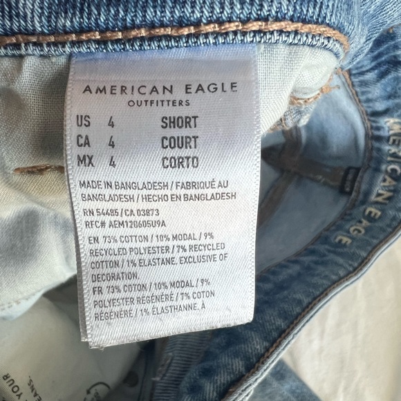 American Eagle Mom Jean size 4 short - Picture 4 of 5